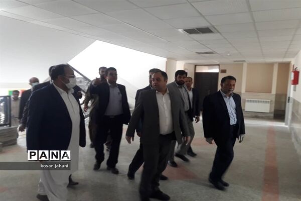 بازدید رئیس سازمان نوسازی مدارس کشور از پروژه های در حال ساخت سیستان وبلوچستان