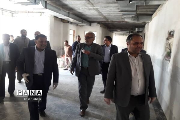 بازدید رئیس سازمان نوسازی مدارس کشور از پروژه های در حال ساخت سیستان وبلوچستان
