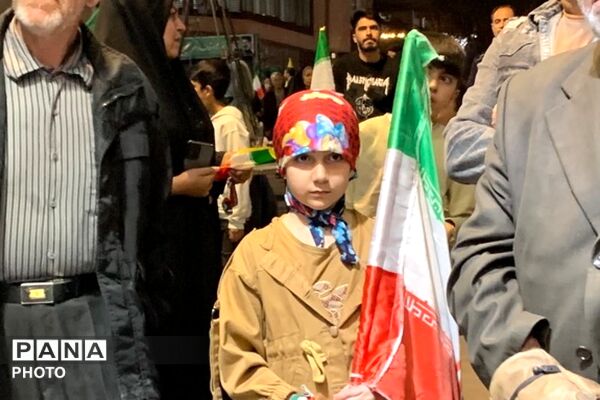 اجتماع و رزمایش دختران جان فدای ایران در میدان نماز شهرری 