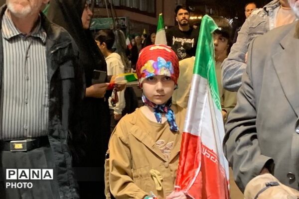 اجتماع و رزمایش دختران جان فدای ایران در میدان نماز شهرری 