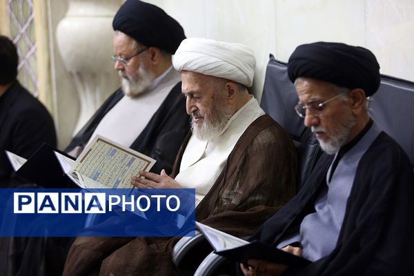 مراسم بزرگداشت شهید آیت‌الله رئیسی در حرم حضرت معصومه(س)