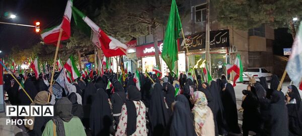 اجتماع مردمی شبانه شهید پرور شهرستان سملقان