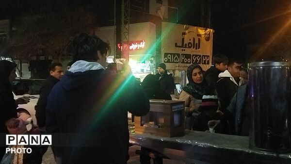 گذری بر موکب مردمی شهید مصطفی صدر زاده در دومین شب قدر 
