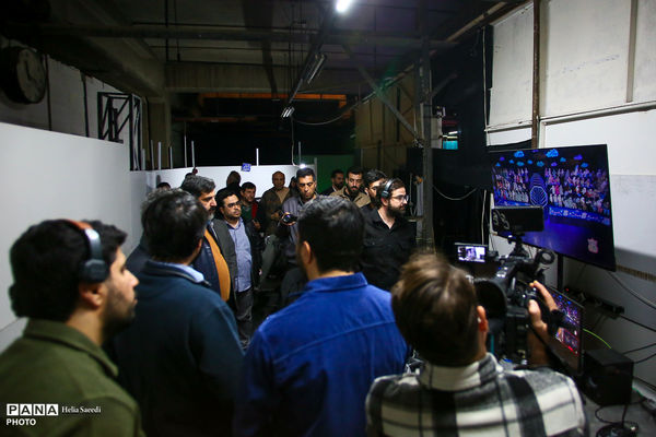 پشت صحنه برنامه تلویزیونی «جشن فرشته ها»