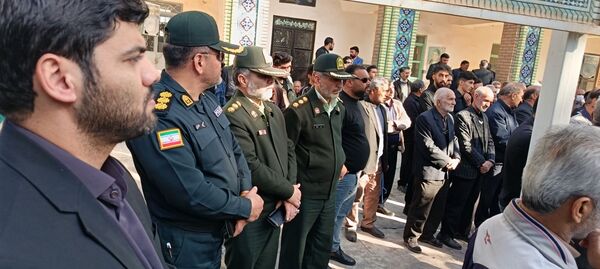 مراسم تشییع پیکر جانباز شهید علی فتح آبادی