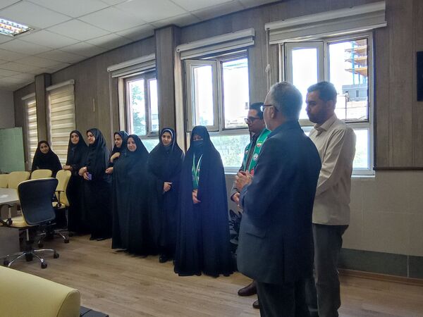 دیدار دانش‌آموزان مدرسه مهندس رحمانی فرد با مسولین اداره ناحیه یک مشهد مقدس 