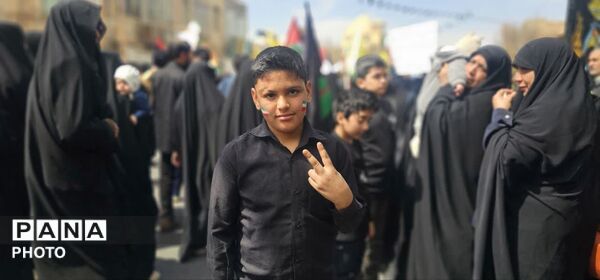 از دل کویر تا قدس، فریاد آزادی طنین‌انداز شد