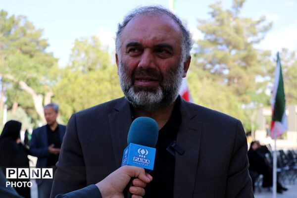اولین سالگرد شهید کاظمی در بهشت رضا مشهد با حضور وزیر آموزش و پرورش