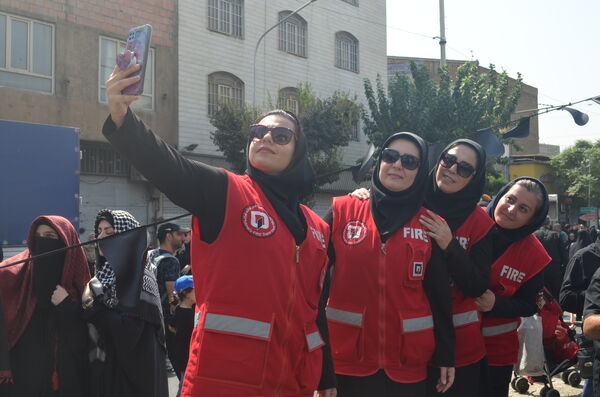 تجمع بزرگ جاماندگان اربعین در تهران