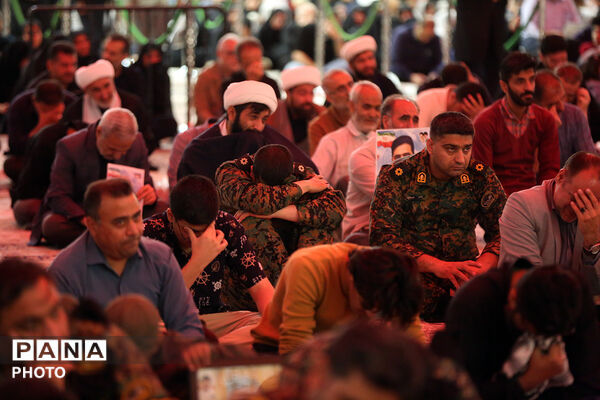 مراسم بزرگداشت ۱۴۴ شهید اقتدار ملی و جنگ رمضان در قم