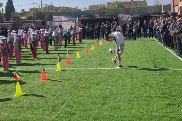 افتتاح ۱۱پروژه ورزشی ؛ طرح میدان همدلی در آباده