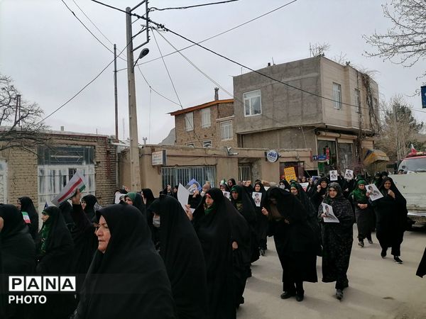 راهپیمایی روز جهانی قدس در شهر بار نیشابور