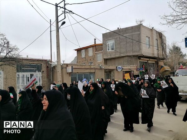 راهپیمایی روز جهانی قدس در شهر بار نیشابور