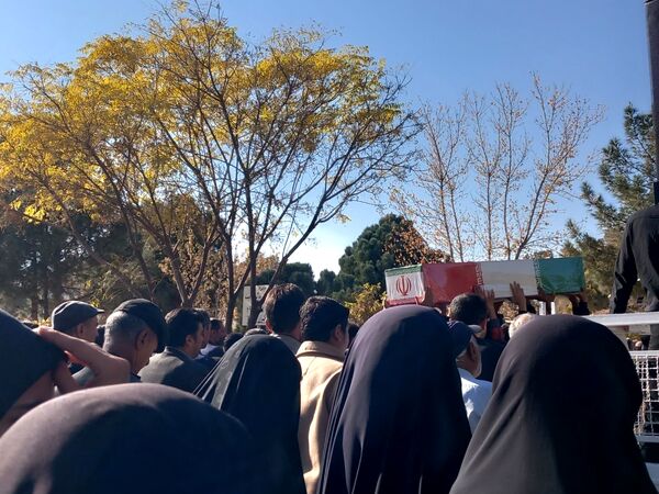 مراسم تشییع پیکر شهید گمنام  در شهرستان کاشمر 