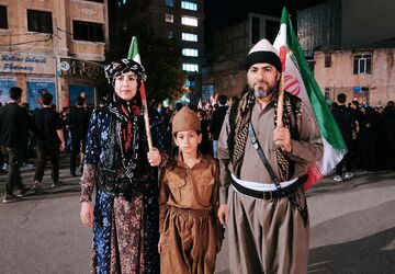 موج تجمعات مردم غیور کرمانشاه در حمایت از آرمان‌های انقلاب اسلامی