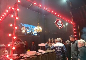 برپایی موکب‌های فاطمی در سطح شهر میبد