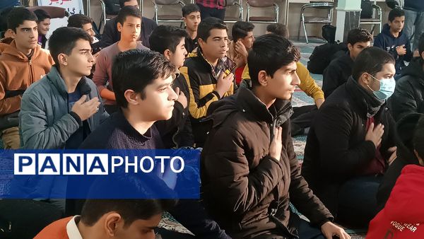 برگزاری زیارت عاشورا در دبیرستان شاهد ابوذر غفاری نیشابور در  اولین هفته  آذر ماه 