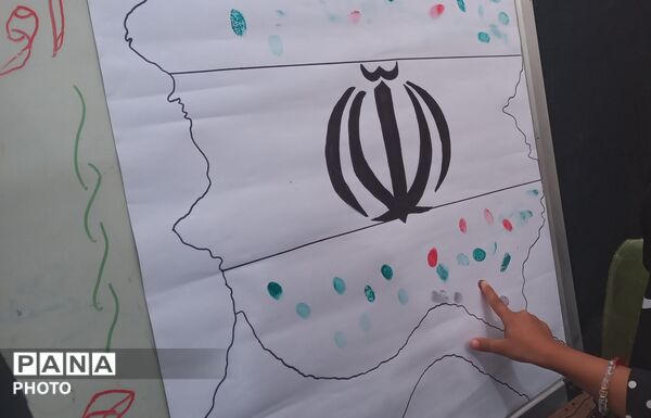 موکب فرهنگیان در روز اربعین حسینی روستای احمدآباد 