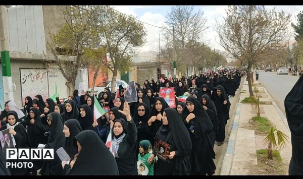 حضور مردم کوهنانی در راهپیمایی روز قدس