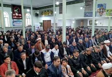گزارشی از نماز جمعه شهرستان هوراند 