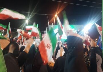شکوه حضور مردم پلدختر در چهل و یکمین گردهمایی شبانه 
