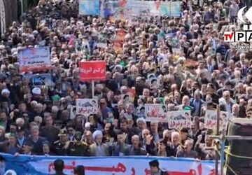 راهپیمایی باشکوه روز جهانی قدس در شهرستان خلیل آباد