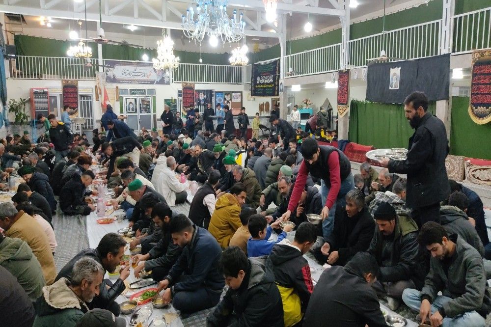 ضیافت افطاری در شب بیست و سوم ماه مبارک رمضان مسجد جامع شهر بار 