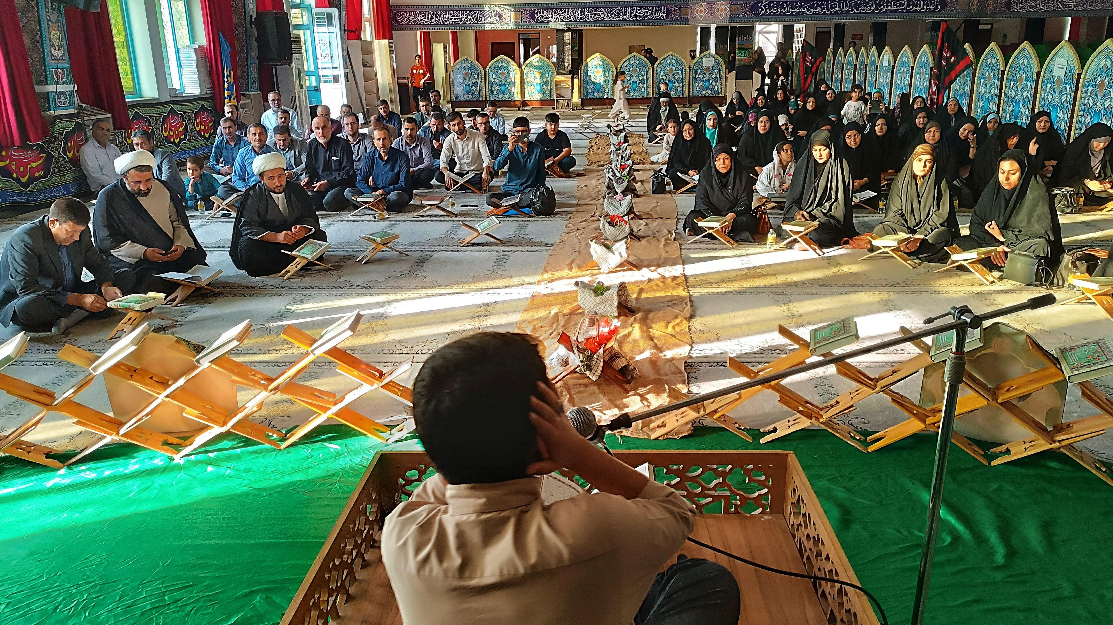 تکریم شهدای جنگ ۱۲ روزه با نوای قرآن در یاسوج