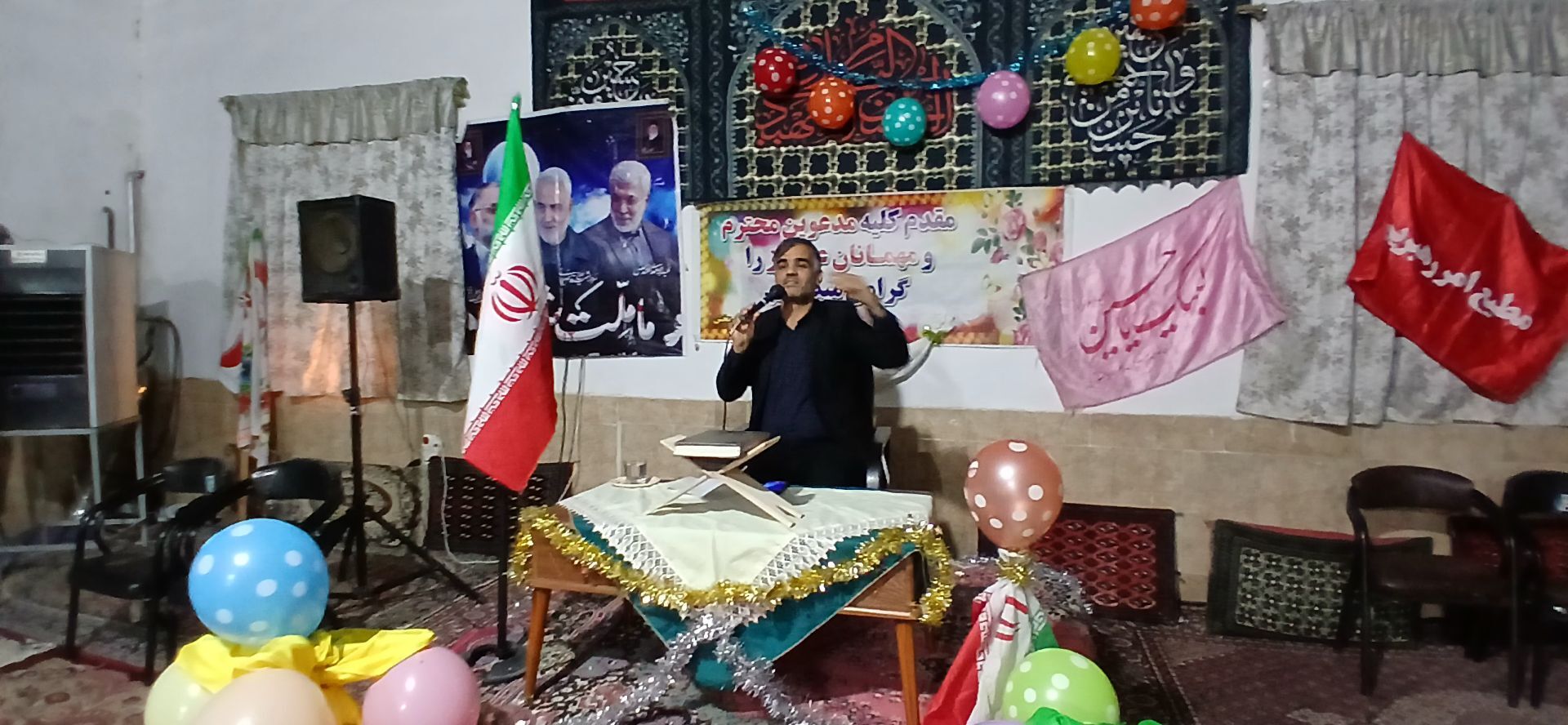 جشن مبعث رسول اکرم (ص) در حسینیه ابوالفضلی حداد در شهر خانلق