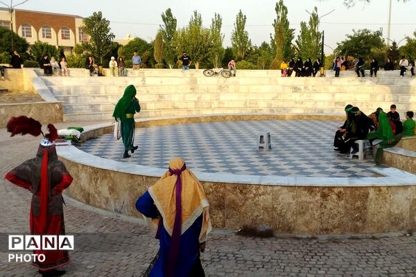 اجرای تعزیه به مناسبت دهه دوم محرم در بهارستان دو