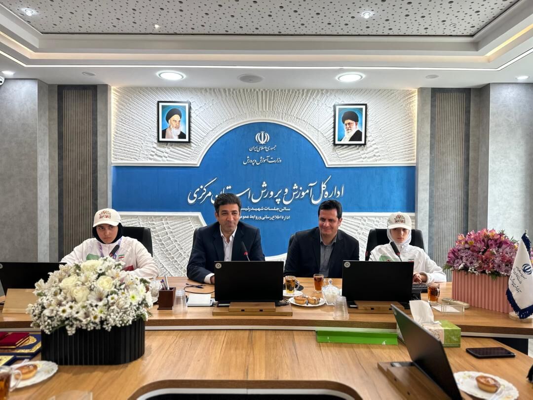 تجلیل سرپرست آموزش و پرورش استان مرکزی از دانش‌آموزان افتخارآفرین در المپیک دانش‌آموزی 