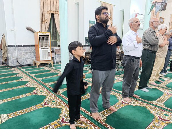 عزاداری سالروز شهادت امام حسن عسکری (ع) در مسجد صاحب‌الزمان آشخانه