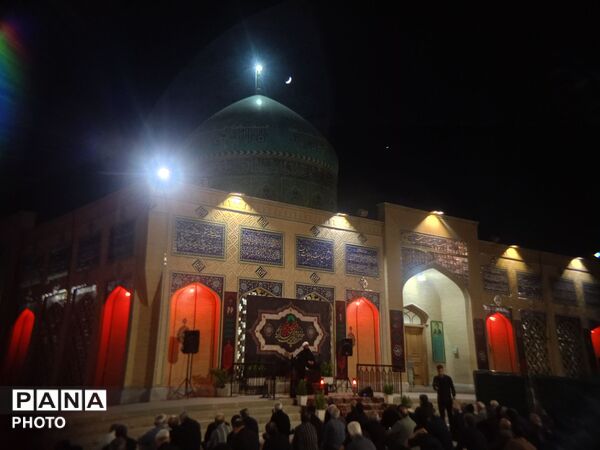 مراسم عزاداری چهارمین شب محرم در زیارتگاه شهید مدرس 