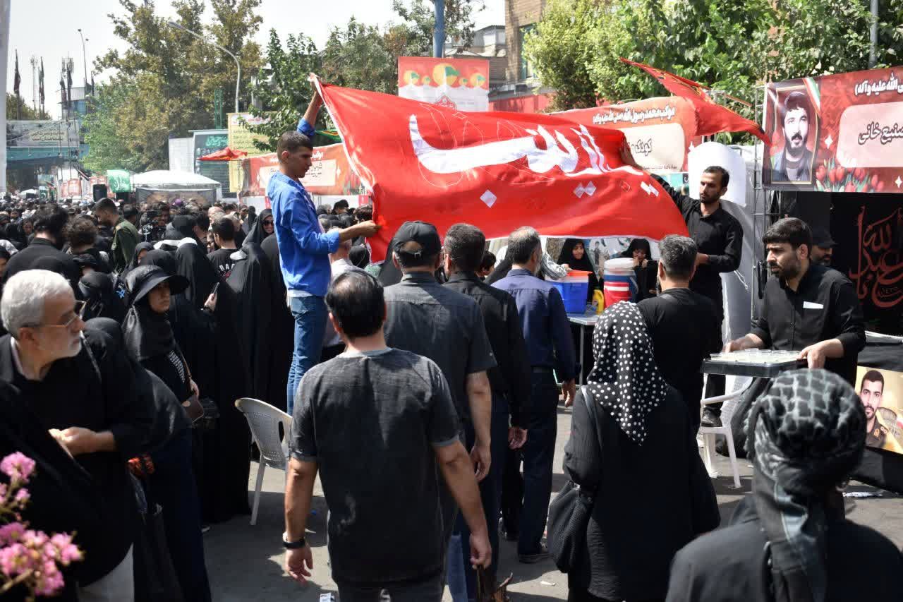 مراسم آیینی جاماندگان اربعین حسینی در پایتخت