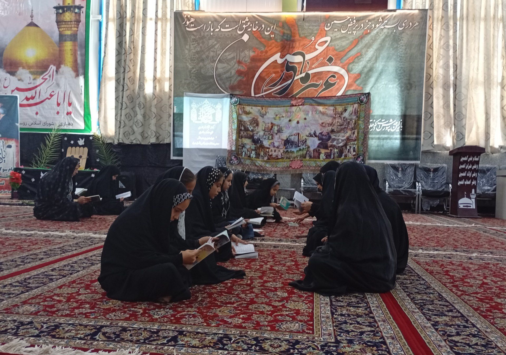 آیین سوگواری دهه فاطمیه در خلیل آباد
