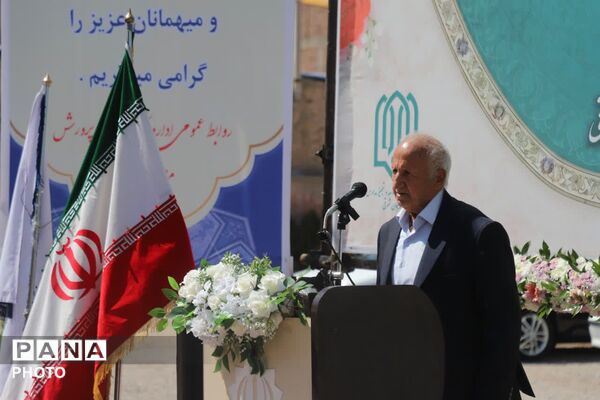  آیین کلنگ‌زنی مدرسه ۶ کلاسه خیرساز در خسروشاه