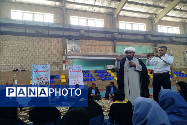 اردوی تمشک دختران شهرستان‌های جنوبی استان بوشهر در کنگان