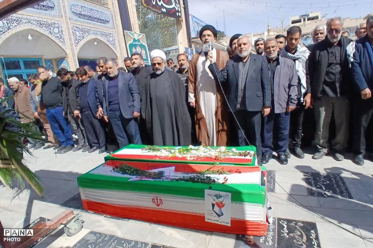 تشییع باشکوه پیکرشهیدان در پیشوا 