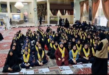 اردوی کبوترانه تا قدس با حضور دانش آموزان پیشتاز مازندرانی