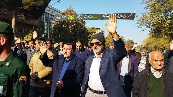 تشییع پیکر جانباز شهید علی فتح آبادی در نیشابور 
