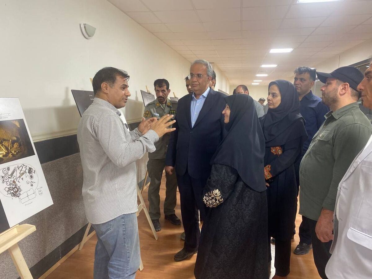 معاون رئیس‌جمهور از موزه شهر سوخته بازدید کرد