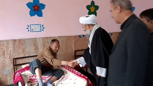 مهر نوروزی مسئولان در مرکز توانبخشی شهید بلبلی اهر