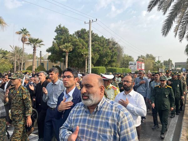 تشییع شهید مدافع امنیت در بندرعباس
