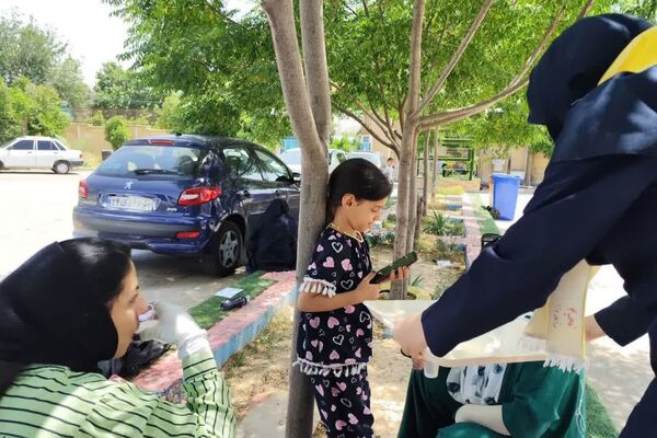 برپایی موکب به‌مناسبت سالروز شهادت رئیس جمهور و همراهان در دبیرستان شاهد 16