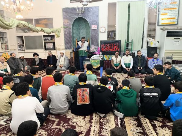 حضور خادمین رضوی در اعتکاف تشکیلاتی سازمان