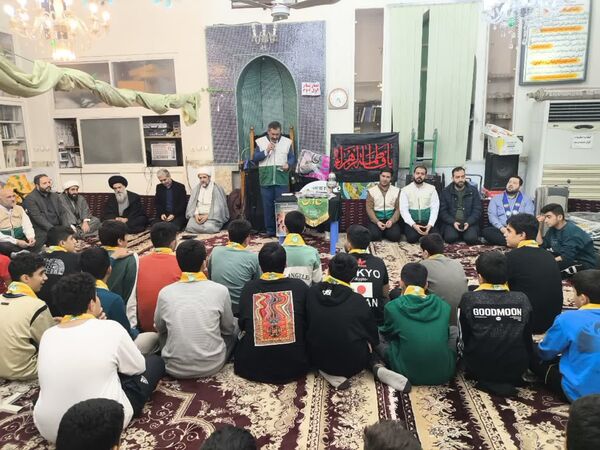 حضور خادمین رضوی در اعتکاف تشکیلاتی سازمان