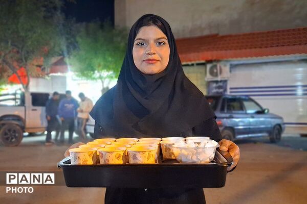 طوفان امید در خیابان‌های شهر باشت در سی دومین شامگاه عزاداری و مقاومت