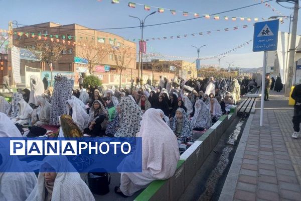 اقامه نماز عید فطر در قیامدشت ناحیه یک ری