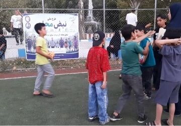 مسابقات ورزشی طرح «نبض محله» در پارک شهید سرداریان شازند