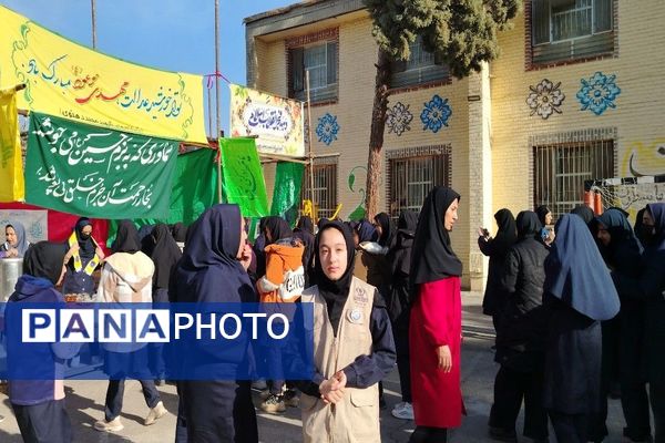  جشن نیمه شعبان در آموزشگاه شهید مجید دهنوی نیشابور 